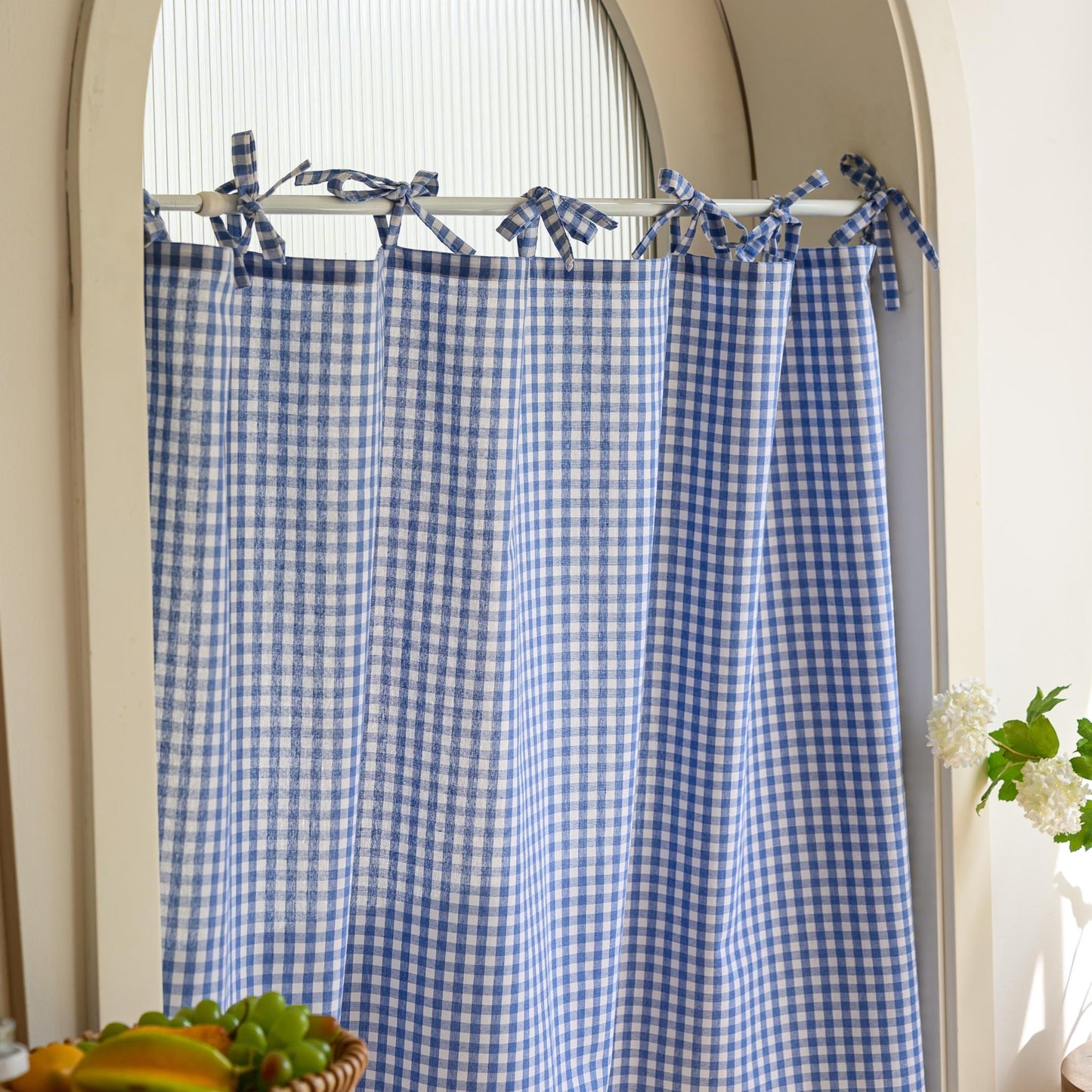 Natural Blend Tie-Top Window Valance - UDreamHome