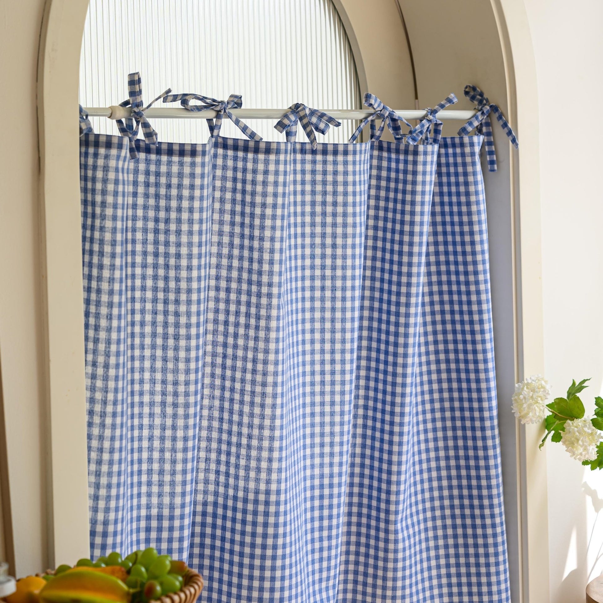 Natural Blend Tie-Top Window Valance - UDreamHome