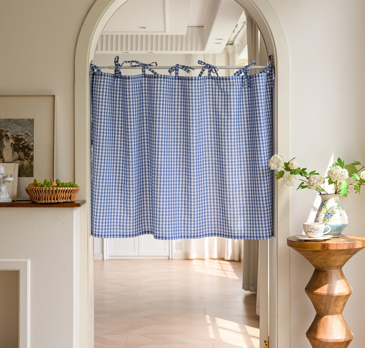Natural Blend Tie-Top Window Valance - UDreamHome