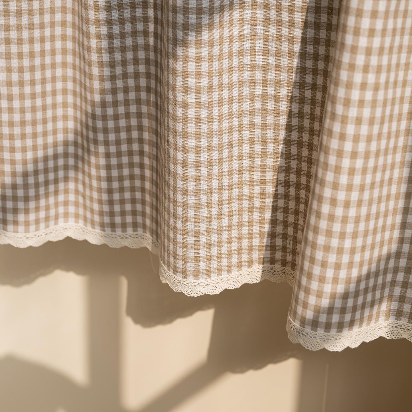 Natural Blend Tie-Top Window Valance - UDreamHome