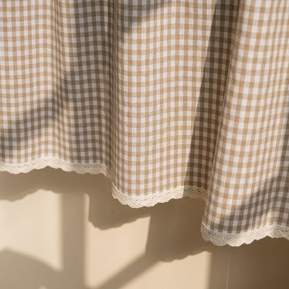 Natural Blend Tie-Top Window Valance - UDreamHome