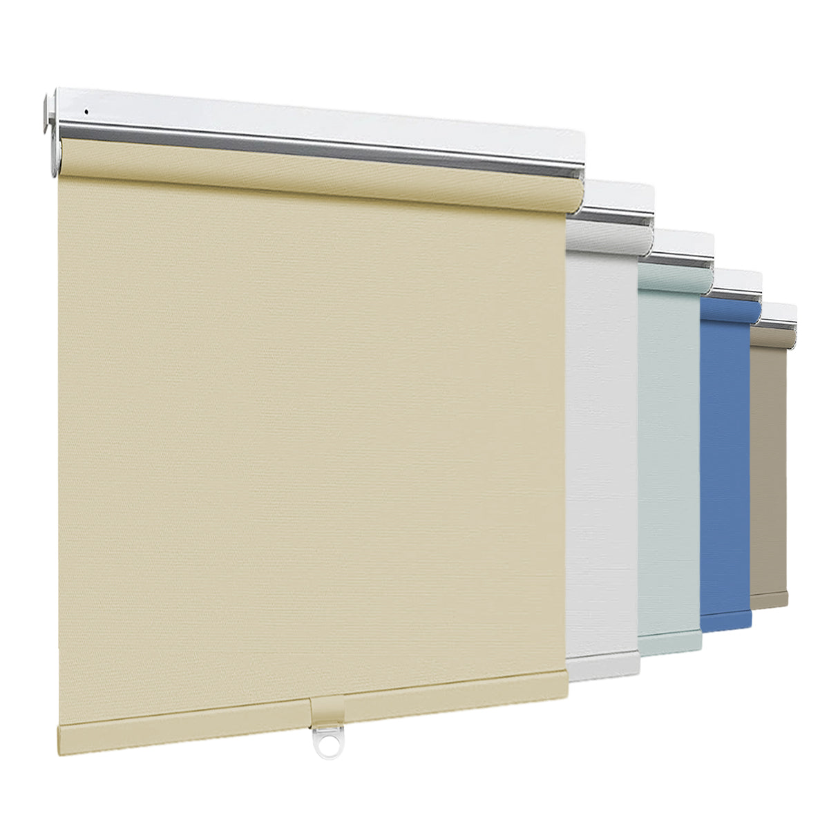 Custom No Drill Cordless Blackout Roller Shades – Waterproof & Thermal Insulated