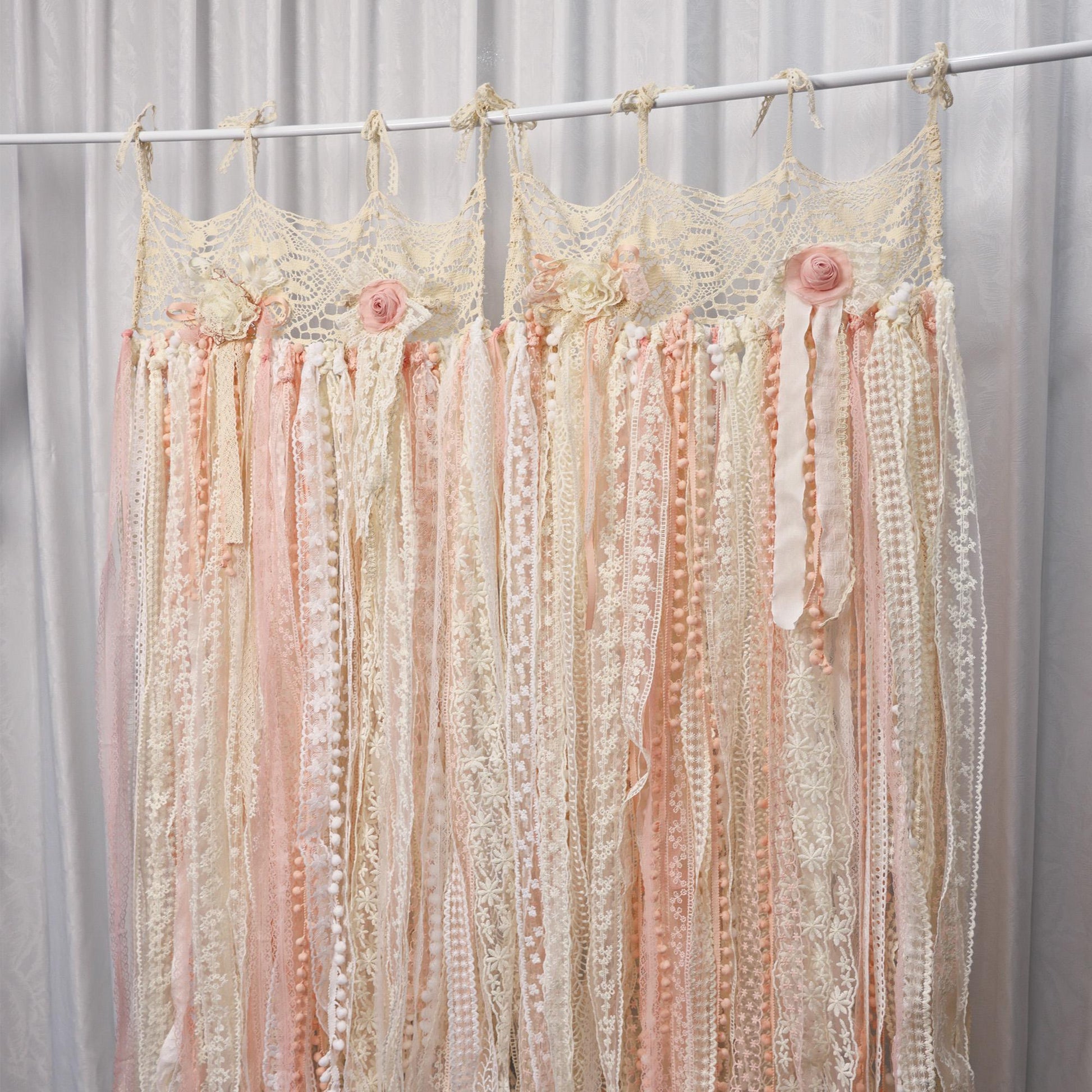 Romantic Embroidered Cotton Curtain - UDreamHome