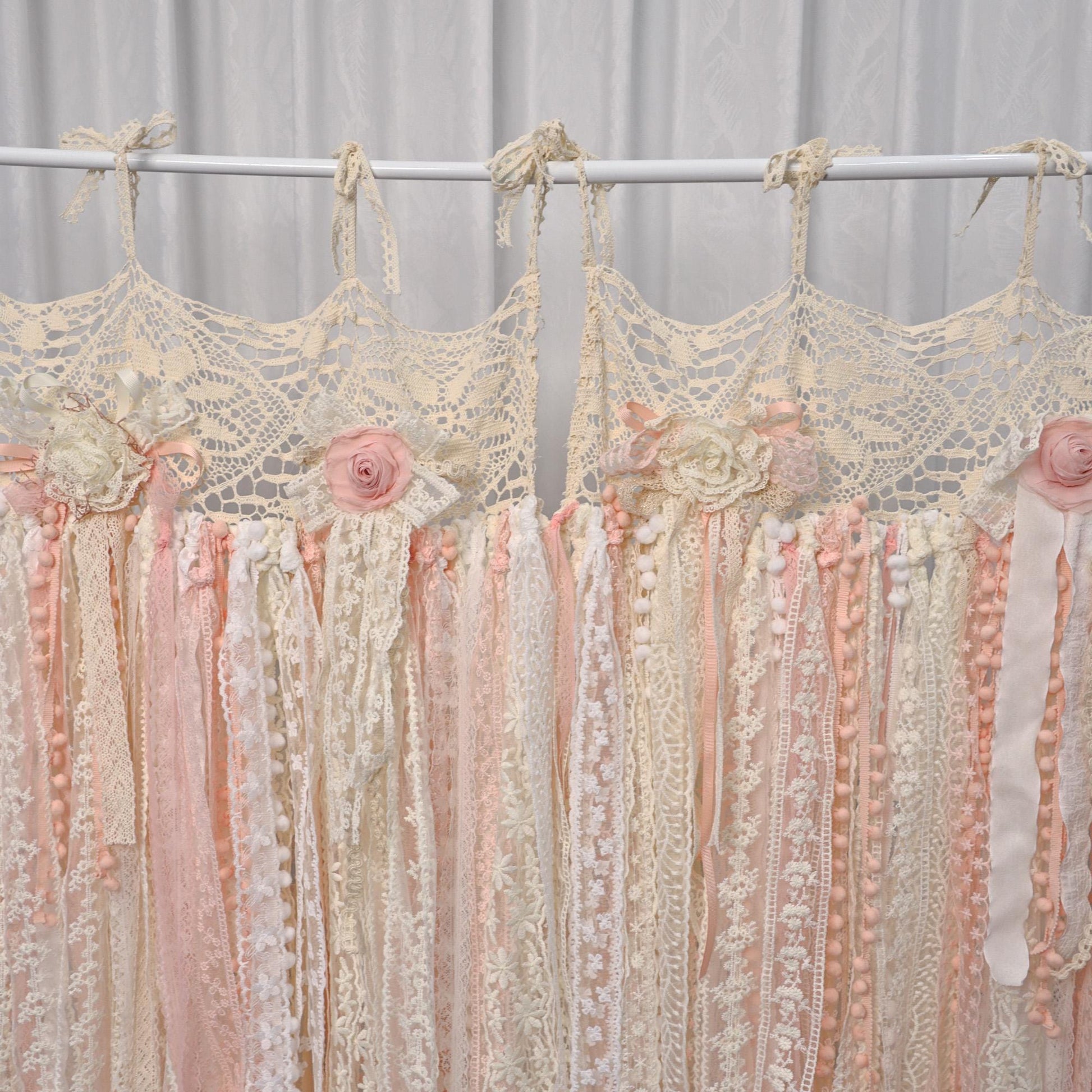 Romantic Embroidered Cotton Curtain - UDreamHome