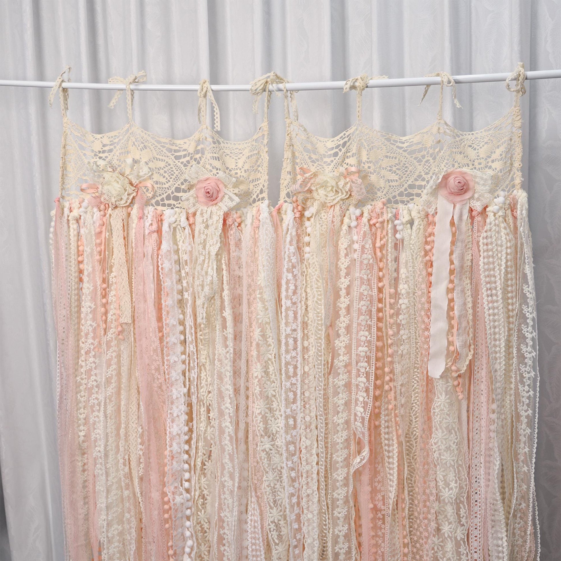 Romantic Embroidered Cotton Curtain - UDreamHome