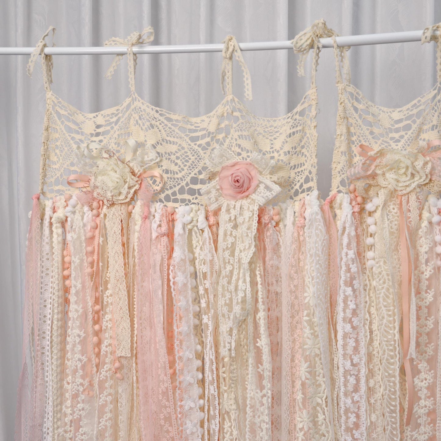 Romantic Embroidered Cotton Curtain - UDreamHome