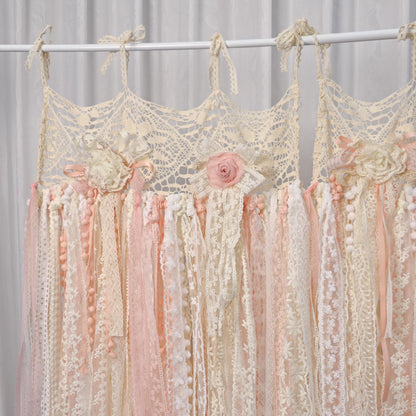 Romantic Embroidered Cotton Curtain - UDreamHome