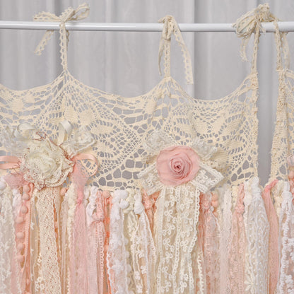 Romantic Embroidered Cotton Curtain - UDreamHome
