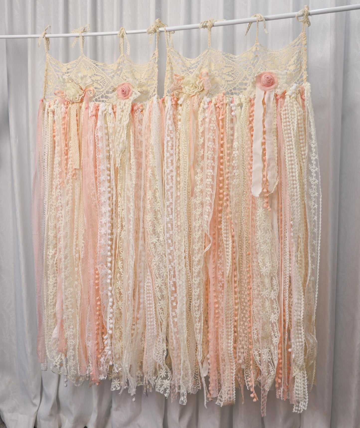 Romantic Embroidered Cotton Curtain - UDreamHome