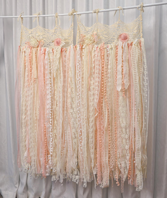 Romantic Embroidered Cotton Curtain - UDreamHome
