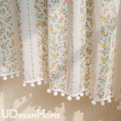 Rustic Farmhouse Pompom Trim - UDreamHome