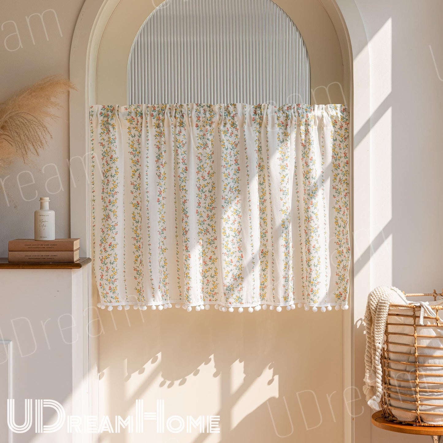 Rustic Farmhouse Pompom Trim - UDreamHome