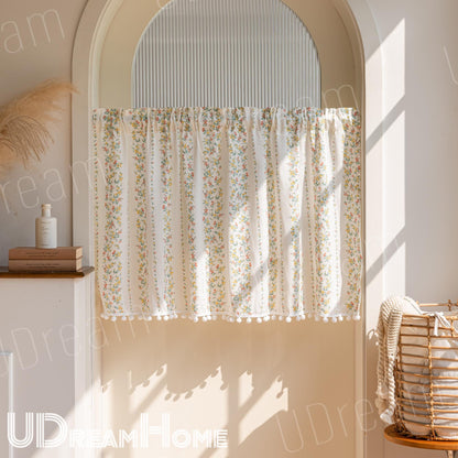 Rustic Farmhouse Pompom Trim - UDreamHome