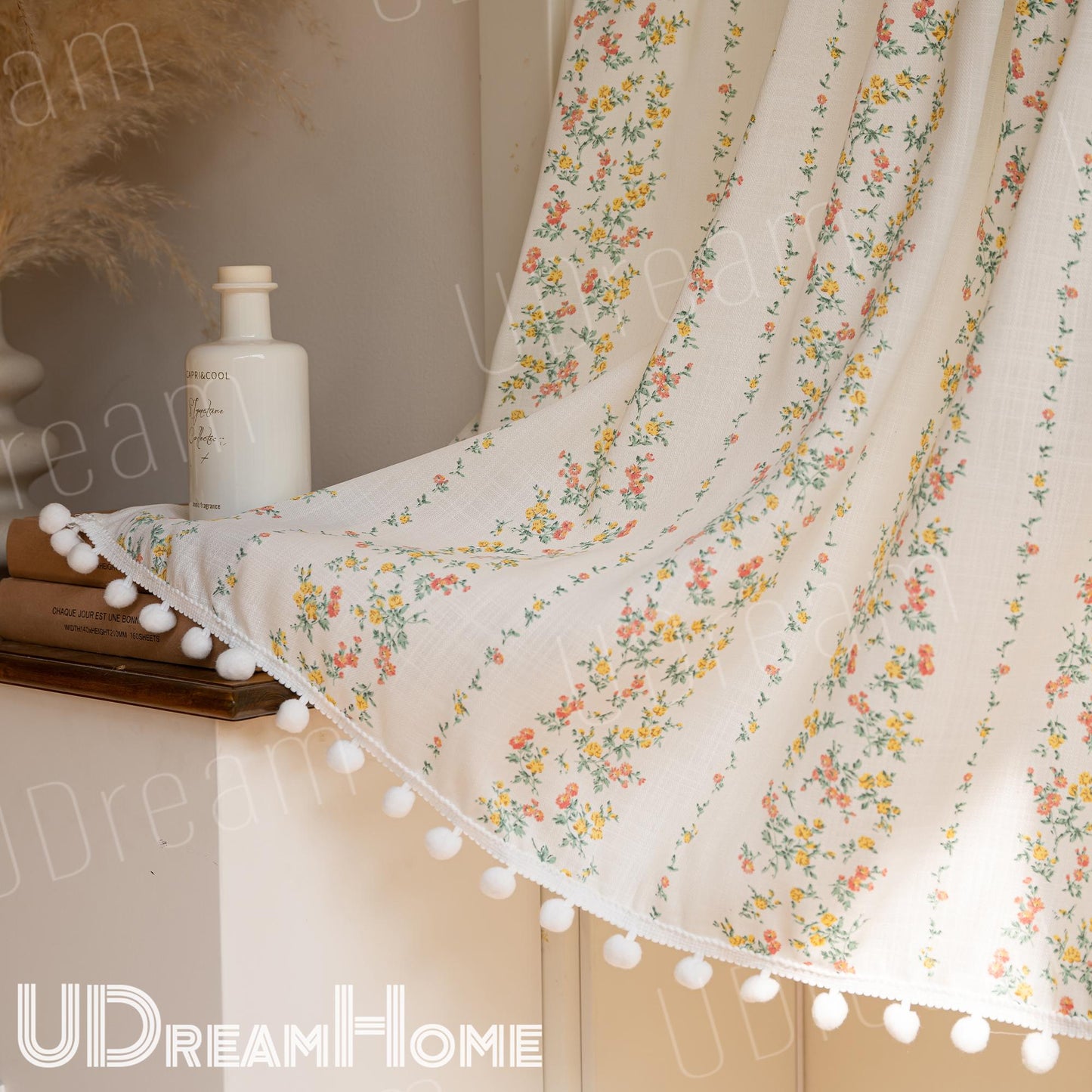 Rustic Farmhouse Pompom Trim - UDreamHome