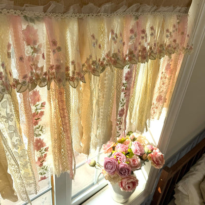 Rustic Shabby Chic Boho Window Curtain Valance - UDreamHome