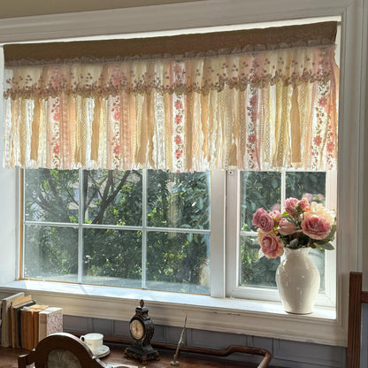 Rustic Shabby Chic Boho Window Curtain Valance - UDreamHome