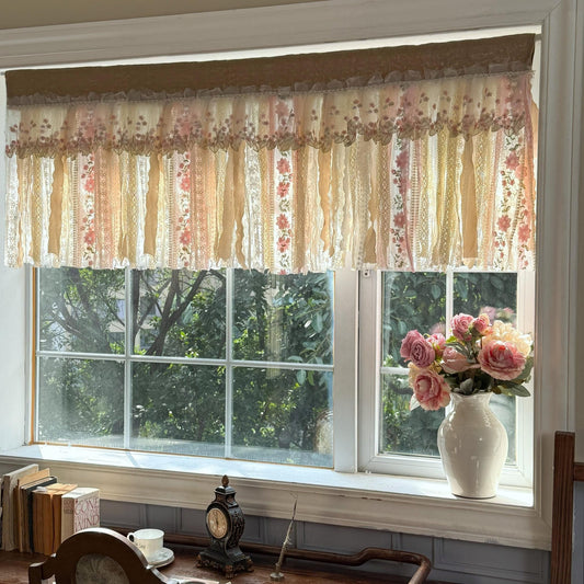 Rustic Shabby Chic Boho Window Curtain Valance - UDreamHome