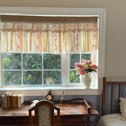 Rustic Shabby Chic Boho Window Curtain Valance - UDreamHome