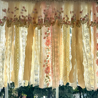 Rustic Shabby Chic Boho Window Curtain Valance - UDreamHome