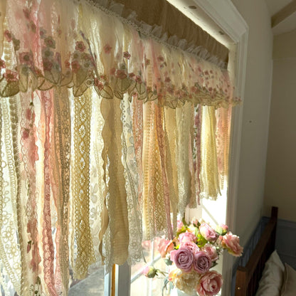 Rustic Shabby Chic Boho Window Curtain Valance - UDreamHome