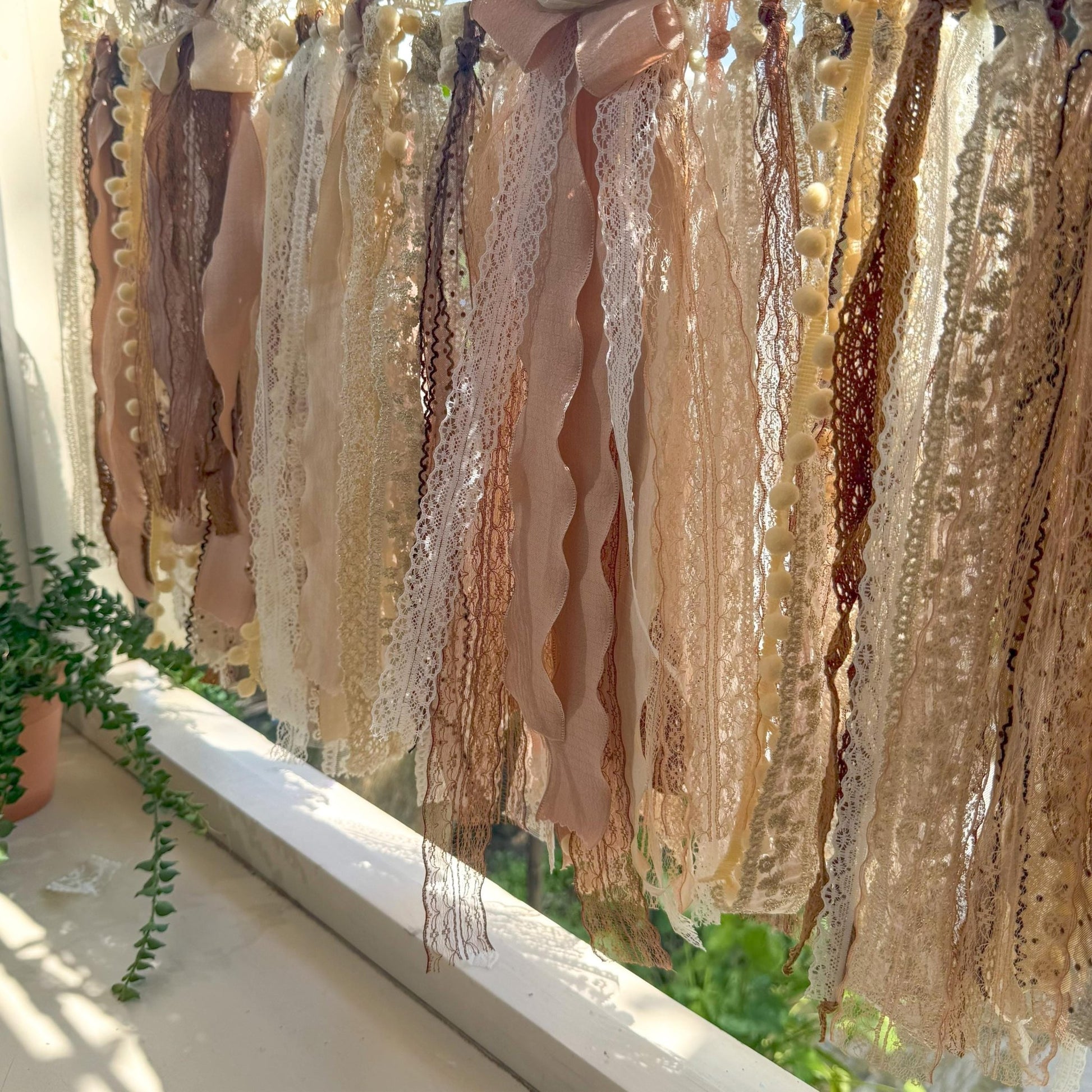 Rustic Shabby Chic Boho Window Curtains Valance - UDreamHome