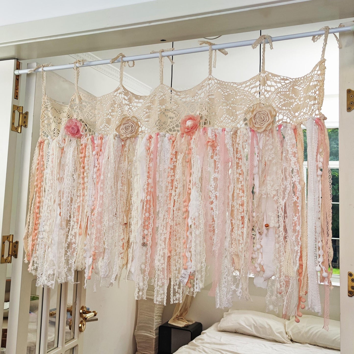 Rustic Shabby Chic Boho Window Curtains Valance - UDreamHome
