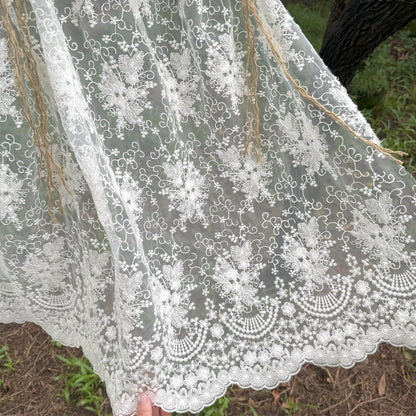 Rustic Shabby Chic Victorian Style Window Curtains Valance - UDreamHome