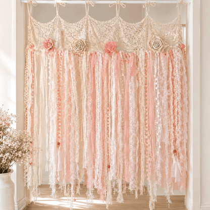 Shabby Chic Bohemian Window Valance - UDreamHome