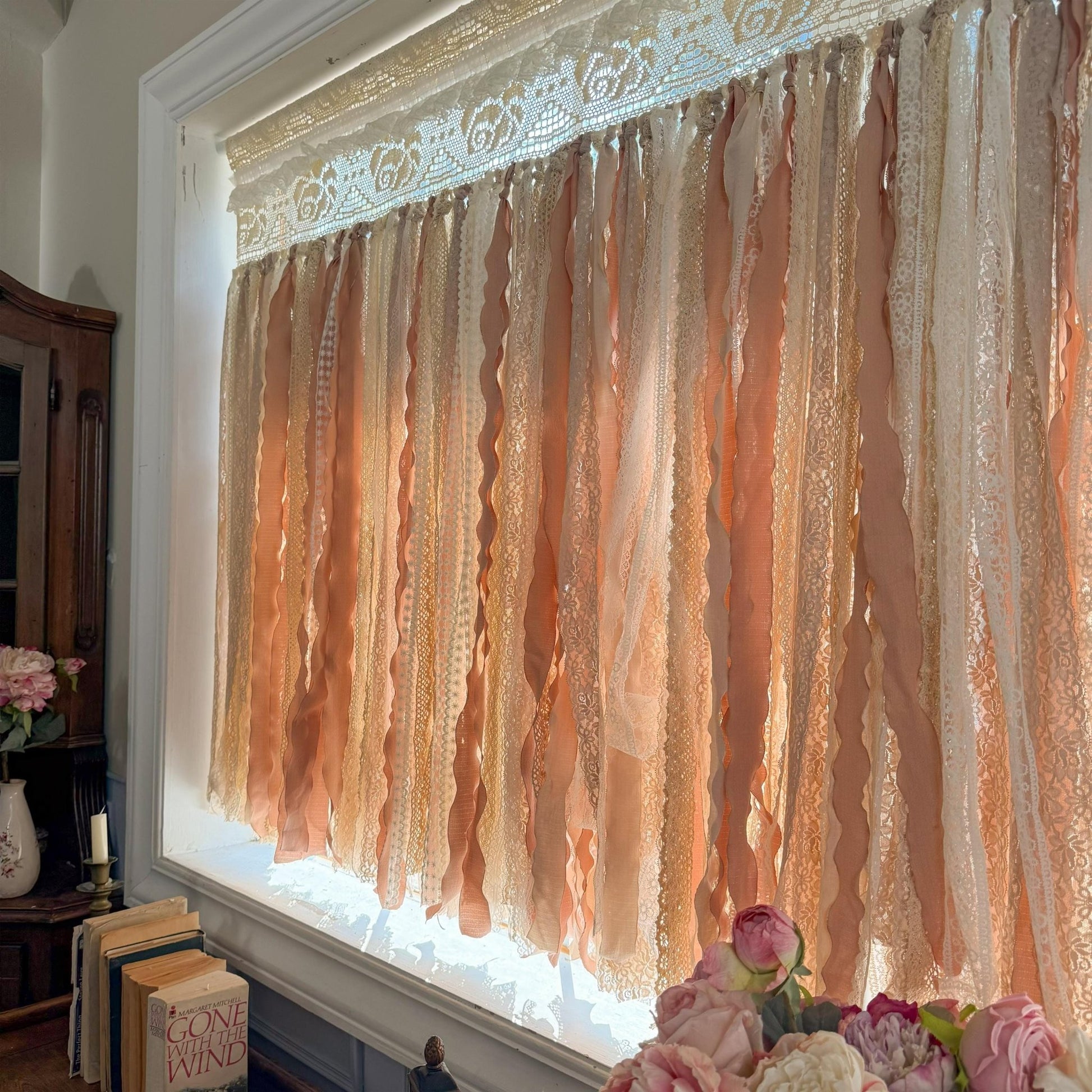 Shabby Chic Cottage Core Lace Curtain - UDreamHome