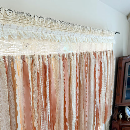 Shabby Chic Cottage Core Lace Curtain - UDreamHome