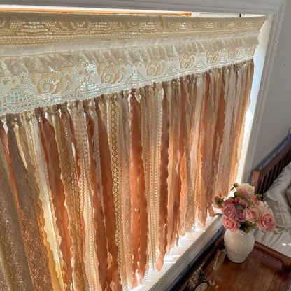 Shabby Chic Cottage Core Lace Curtain - UDreamHome