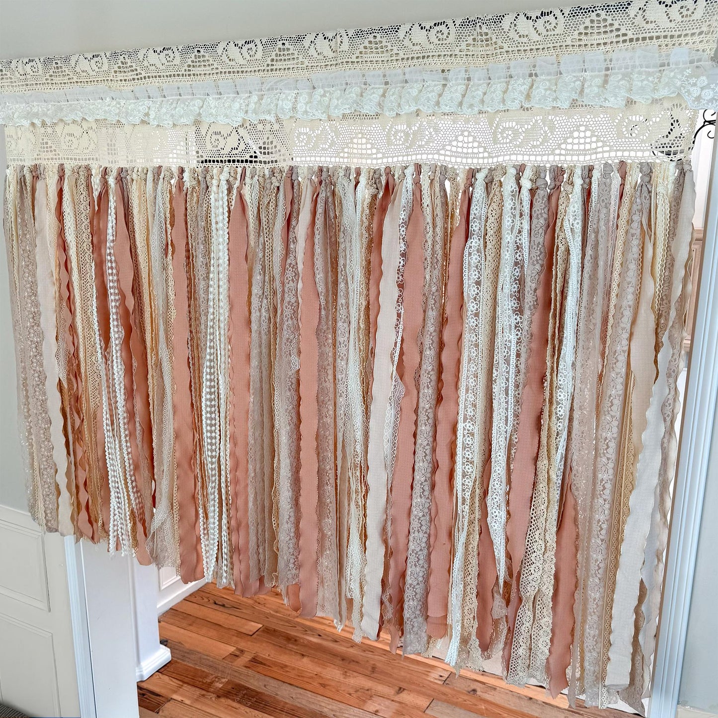 Shabby Chic Cottage Core Lace Curtain - UDreamHome