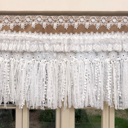 Shabby Chic French Country Lace Valance - UDreamHome