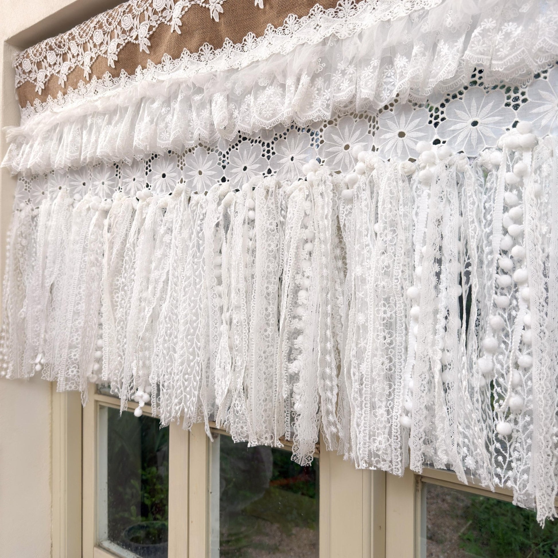 Shabby Chic French Country Lace Valance - UDreamHome