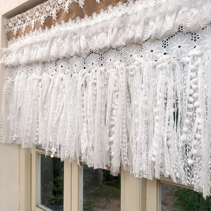 Shabby Chic French Country Lace Valance - UDreamHome