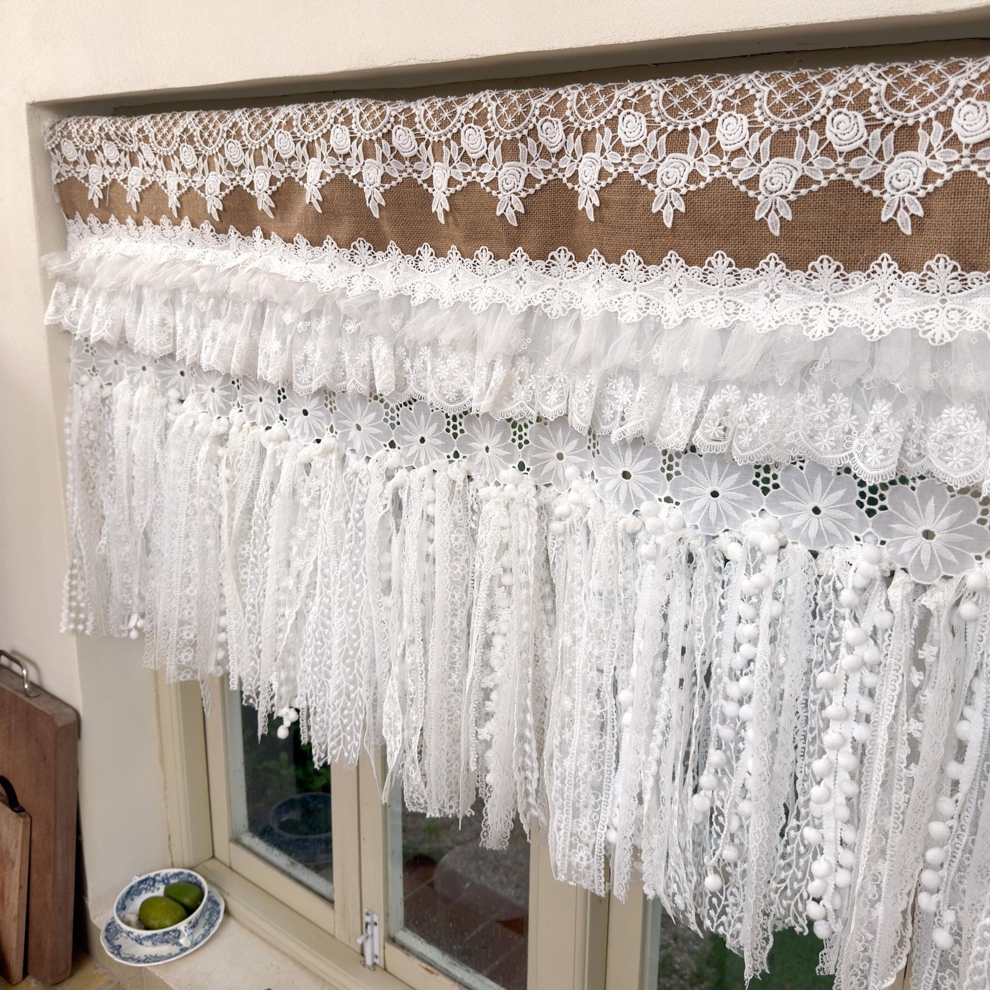 Shabby Chic French Country Lace Valance - UDreamHome