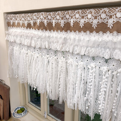 Shabby Chic French Country Lace Valance - UDreamHome