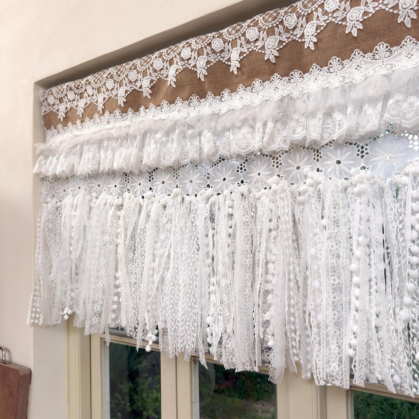 Shabby Chic French Country Lace Valance - UDreamHome