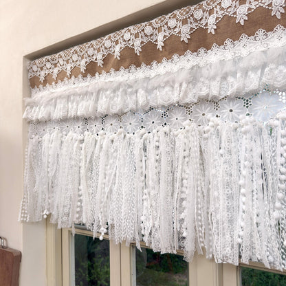 Shabby Chic French Country Lace Valance - UDreamHome