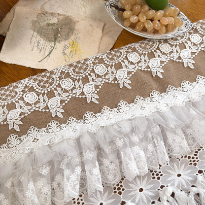 Shabby Chic French Country Lace Valance - UDreamHome