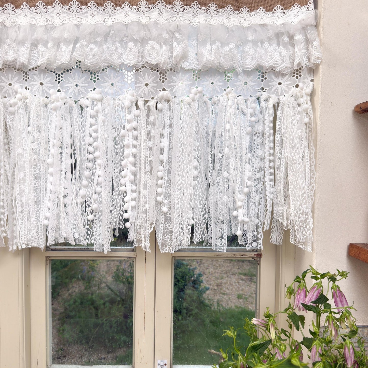 Shabby Chic French Country Lace Valance - UDreamHome