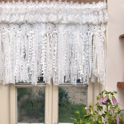 Shabby Chic French Country Lace Valance - UDreamHome
