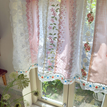 Shabby Chic Pink Blue Cottage Rustic Farmhouse Backdrop - UDreamHome