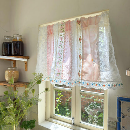 Shabby Chic Pink Blue Cottage Rustic Farmhouse Backdrop - UDreamHome