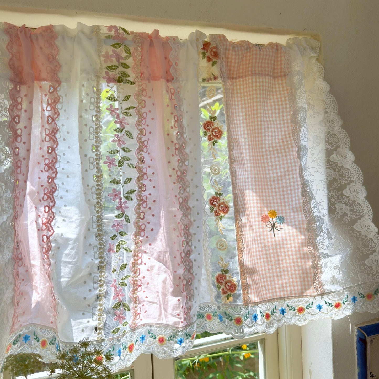 Shabby Chic Pink Blue Cottage Rustic Farmhouse Backdrop - UDreamHome