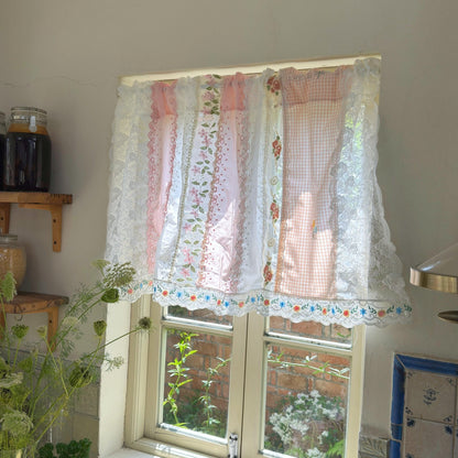 Shabby Chic Pink Blue Cottage Rustic Farmhouse Backdrop - UDreamHome