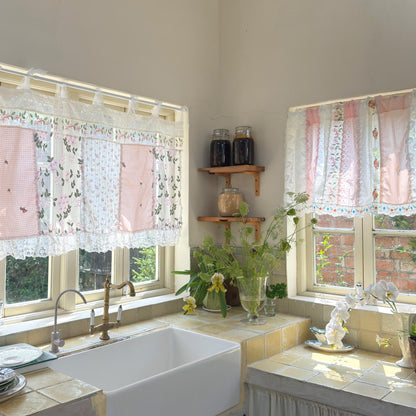 Shabby Chic Pink Blue Cottage Rustic Farmhouse Backdrop - UDreamHome