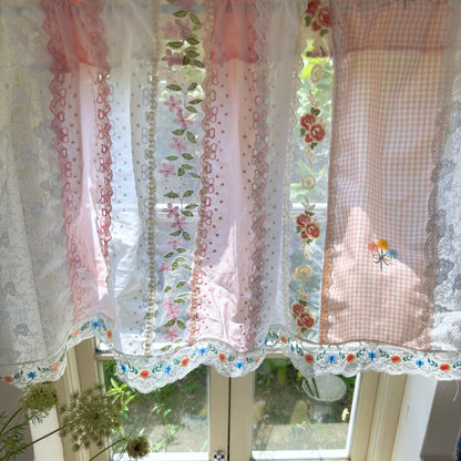 Shabby Chic Pink Blue Cottage Rustic Farmhouse Backdrop - UDreamHome