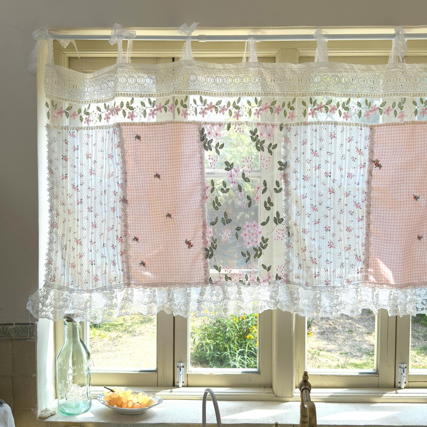 Shabby Chic Pink Cottage Rustic Farmhouse Backdrop - UDreamHome
