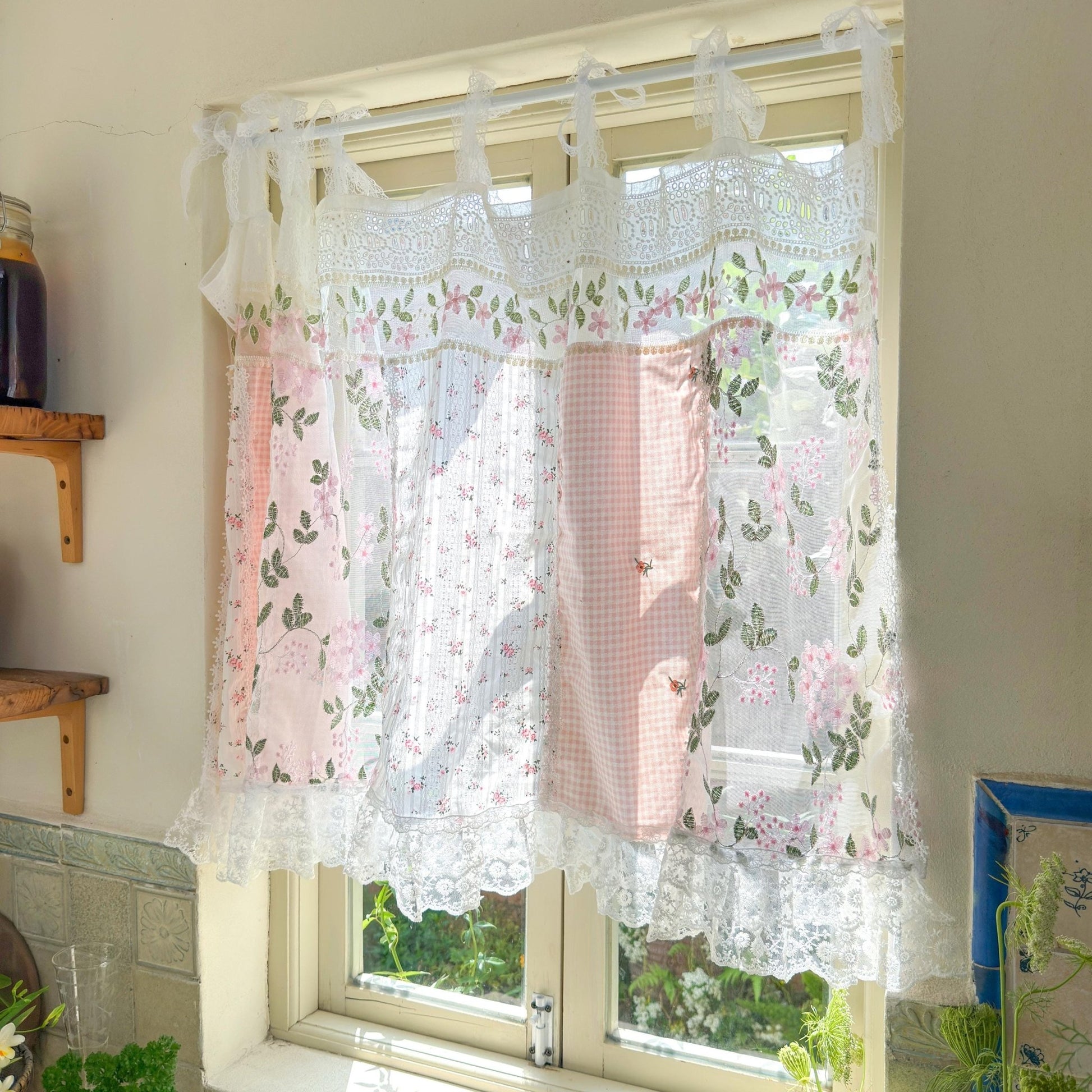 Shabby Chic Pink Cottage Rustic Farmhouse Backdrop - UDreamHome